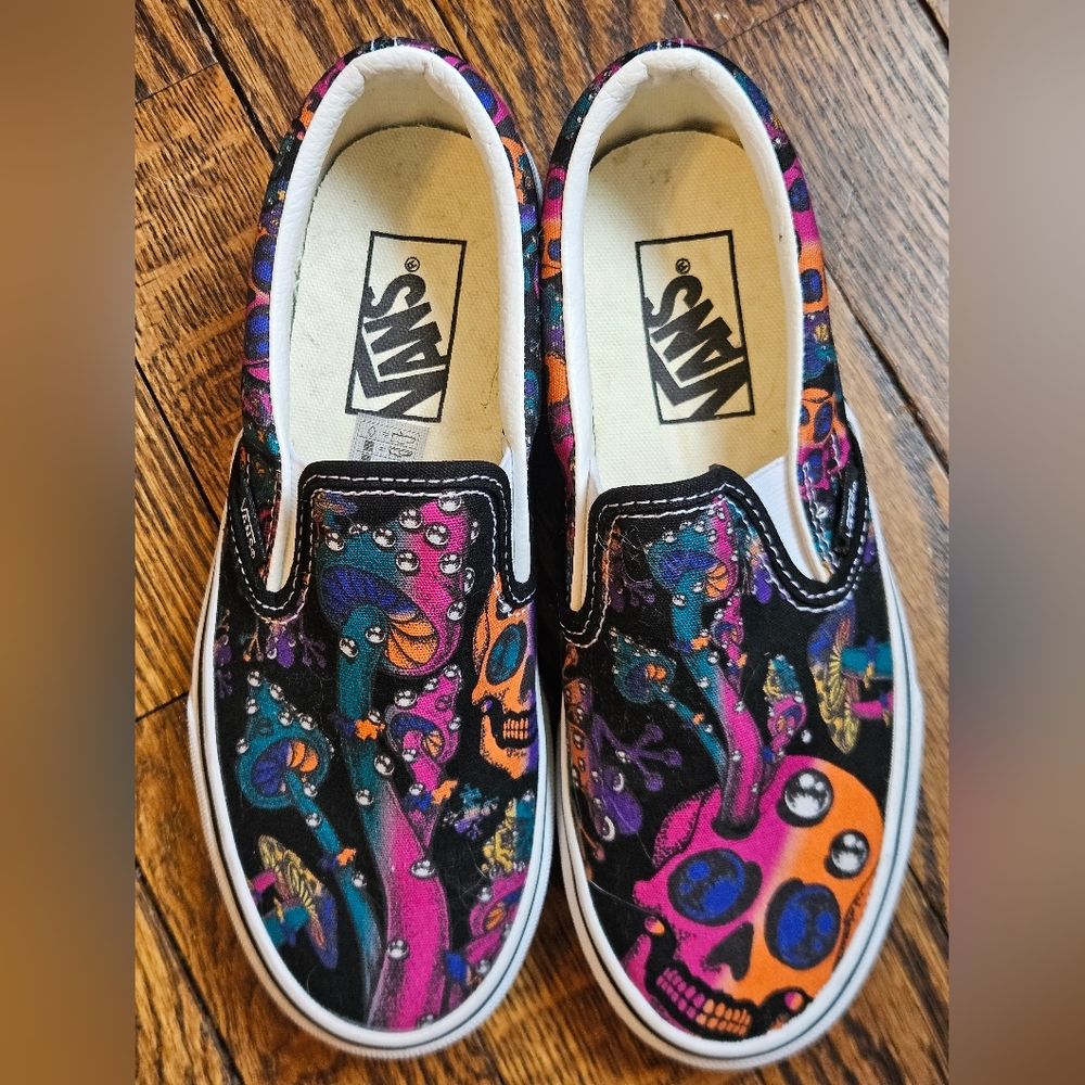 Vans Multicolor Graphic Slip-On Shoes